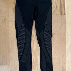 Lululemon Athletica Black and Gray Leggings